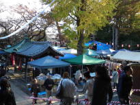antique market on the approach of Soshi-do