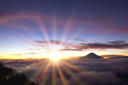 Fujisan and sea of clouds